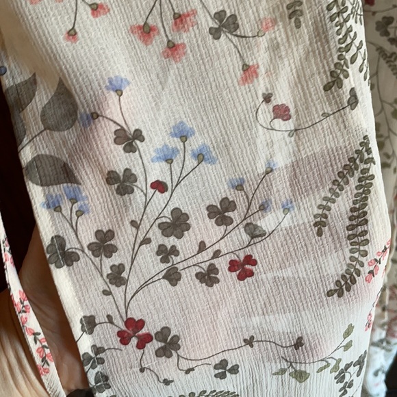 H&M sheer floral maxi dress overlay - Picture 3 of 4